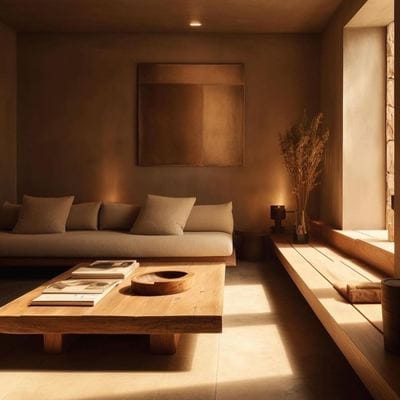 Warm neutral interior