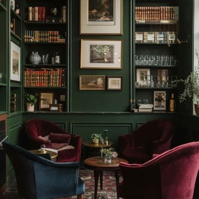 Jewel tone interior